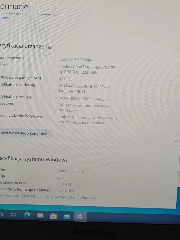 LAPTOP LENOVO IDEAPAD Z510 I5/4GB/500GB