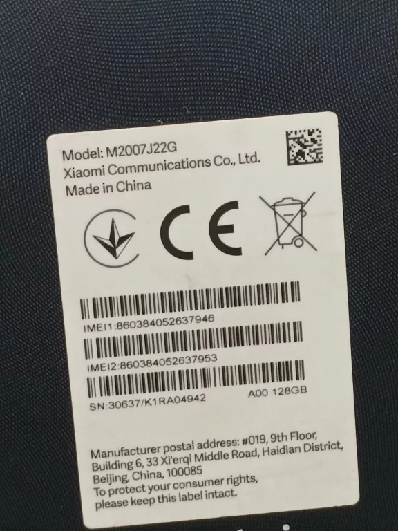 XIAOMI REDMI 9T 128/4 KOMPLET