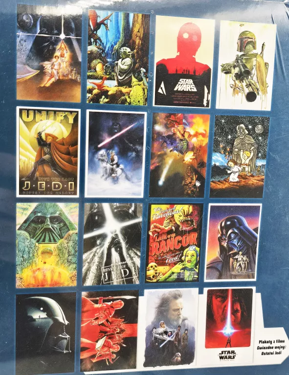 ZESTAW PLAKATÓW STAR WARS / 16 SZTUK