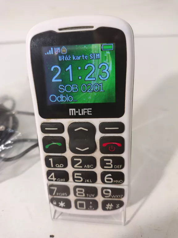 TELEFON M- LIFE DLA SENIORA / ŁADOWARKA