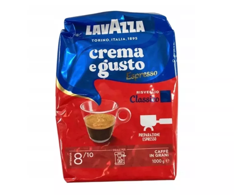 KAWA ZIARNISTA LAVAZZA CREMA E GUSTO ESPRESSO 1 KG ORYGINALNA