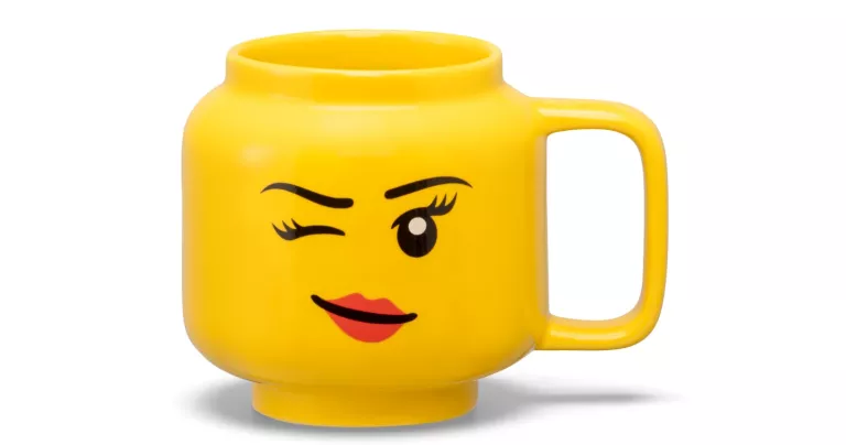 CERAMICZNY KUBEK LEGO OCZKO DZIEWCZYNA NA PREZENT 255ML