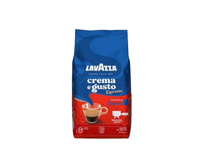 KAWA ZIARNISTA LAVAZZA CREMA E GUSTO ESPRESSO 1 KG ORYGINALNA