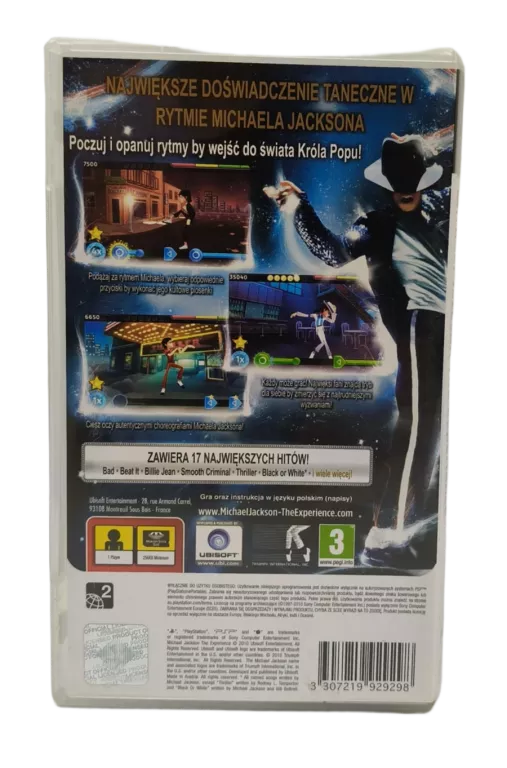 GRA PSP MICHAEL JACKSON THE EXPERIENCE PL