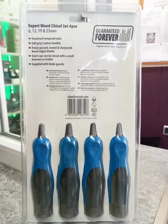 ZESTAW DŁUT STOLARSKICH 4 SZTUK SILVERLINE