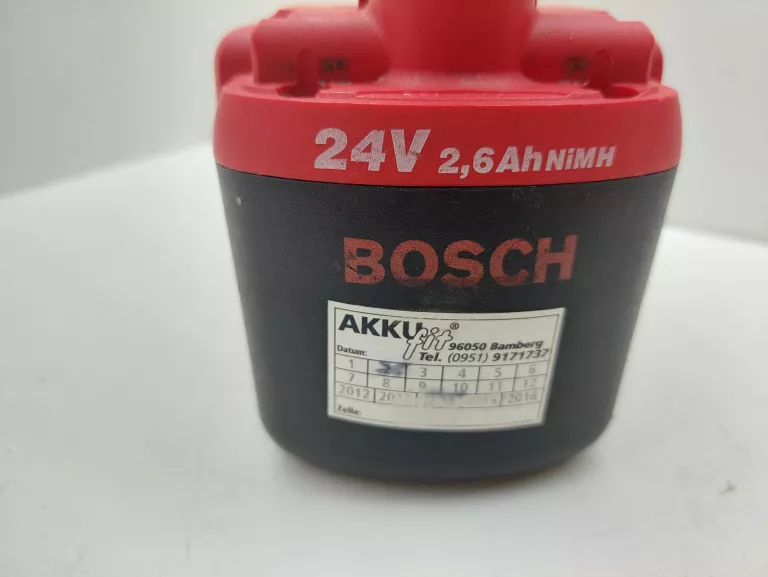 BATERIA BOSCH 24V 2,6AH + ŁADOWARKA