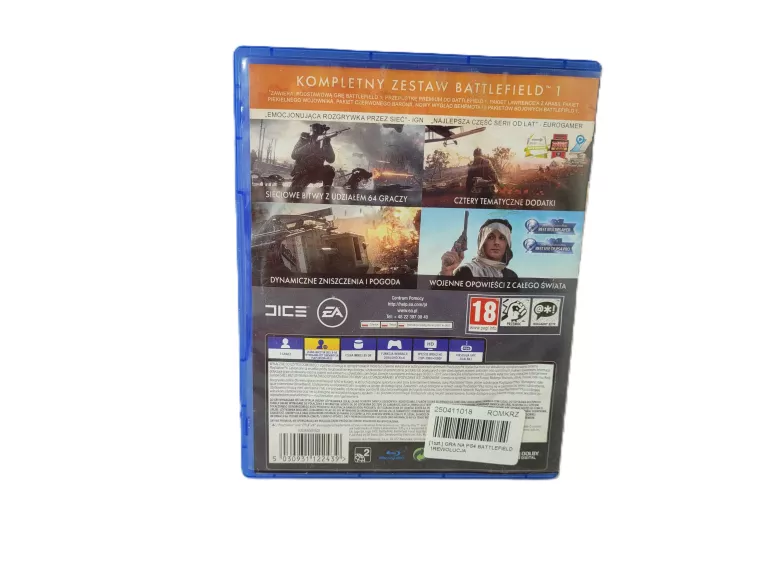 BATTLEFIELD 1 REWOLUCJA - GRA NA KONSOLĘ PS4