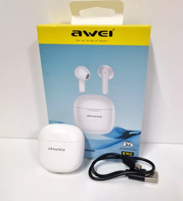 AWEI SŁUCHAWKI BLUETOOTH 5.3 T68 ENCTWS