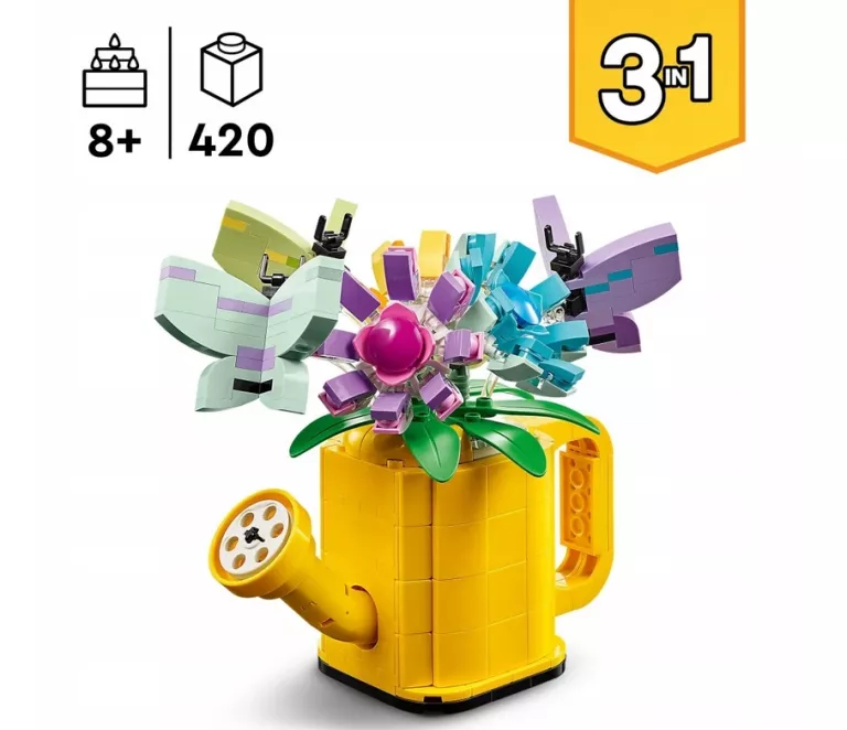 SZAŁOWE LEGO 31149 CREATOR KWIATY W KONEWCE 3W1 IDEALNE NA PREZENT
