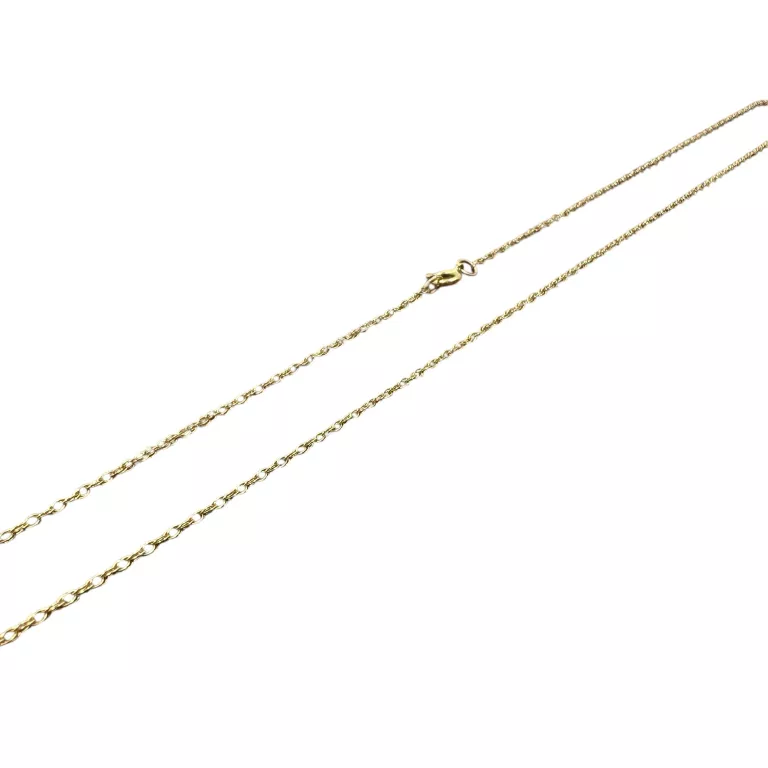 ŚLICZNY ZŁOTY ŁAŃCUSZEK 375 0.86G 46CM