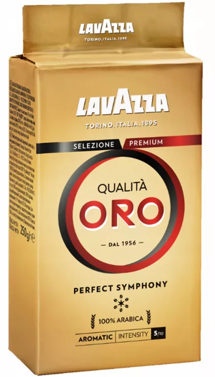 KAWA ZIARNISTA ARABICA LAVAZZA QUALITA ORO 250 G 8000070020511