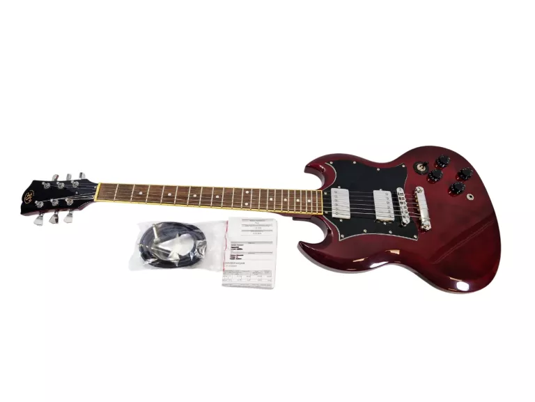 GITARA ELEKTRYCZNA SX GUITARS SG SE4SK TWR + KABEL + DOW ZAK