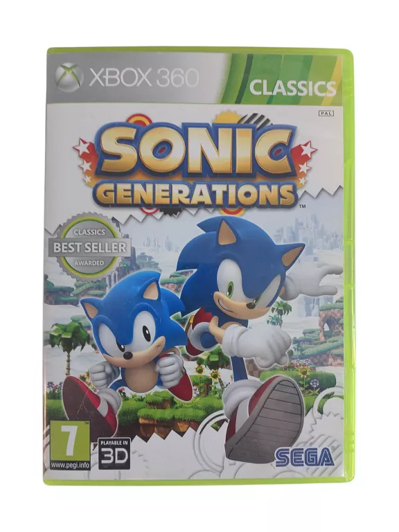 GRA XBOX 360 SONIC GENERATIONS