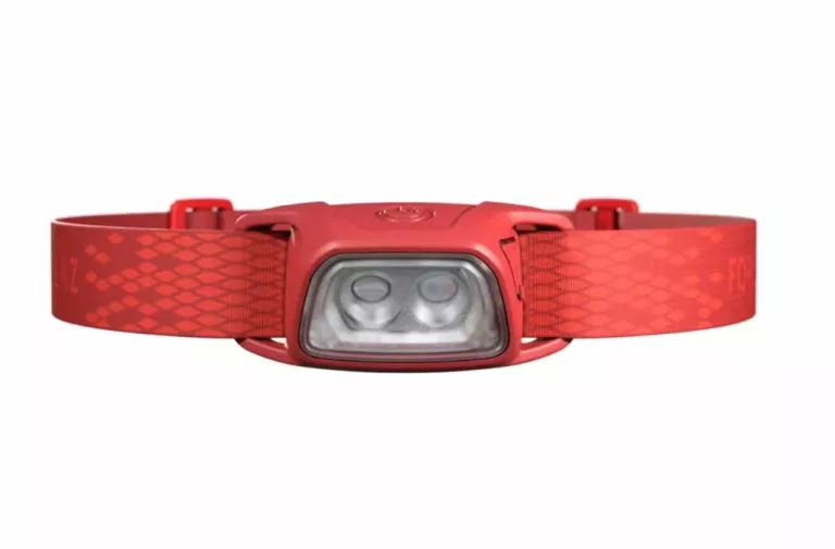 LAMPKA CZOŁÓWKA TREKKINGOWA FORCLAZ HL100 USB - 120 LUMENÓW CZERWONY