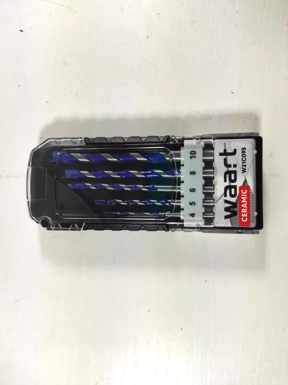 ZESTAW WIERTEŁ WIERTŁA 4,5,6,8,10MM DO CERAMIKI GRESU PŁYTEK 5SZT WAART