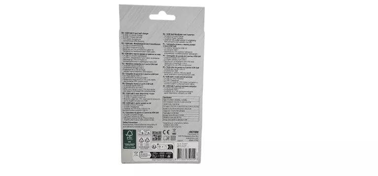 ŁADOWARKA RE-LOAD 65W BIAŁA Z KABELKIEM USB-C