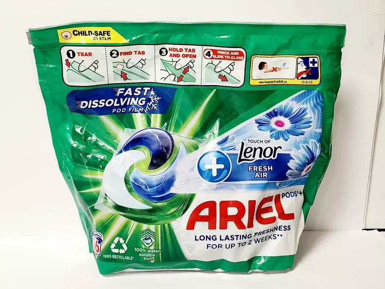 KAPSUŁKI DO PRANIA ARIEL TOUCH OF LENOR FRESH AIR 36 PRAŃ