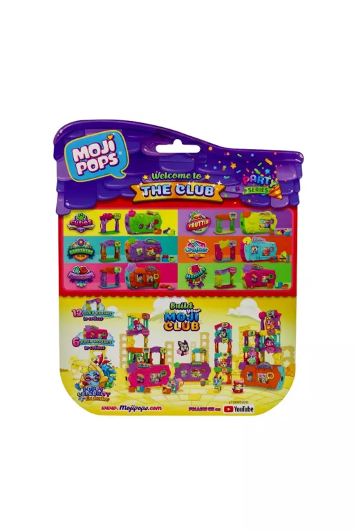 MOJI POPS CLUB ROOM 2 POKOJE KLUBOWE + 4 FIGURKI MAGICBOX