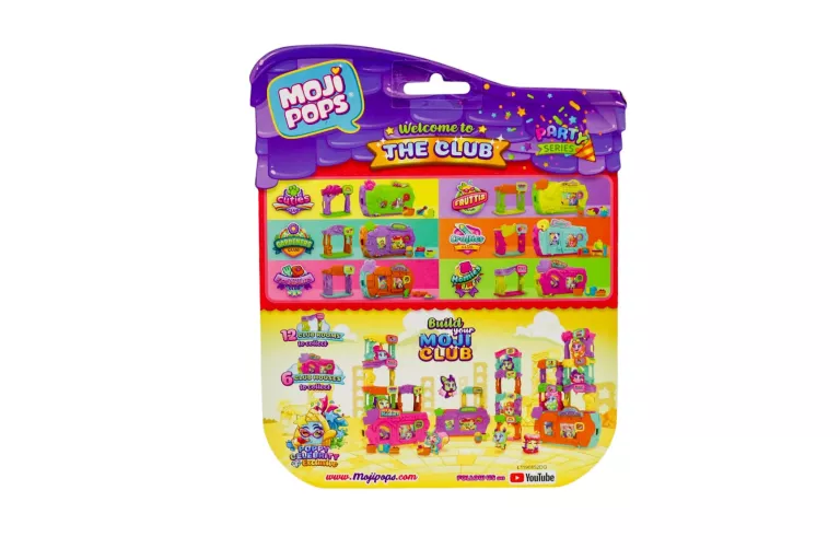 MOJI POPS CLUB ROOM 2 POKOJE KLUBOWE + 4 FIGURKI MAGICBOX