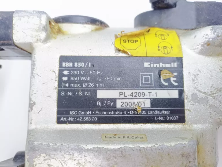 MŁOTOWIERTARKA EINHELL BBH 850