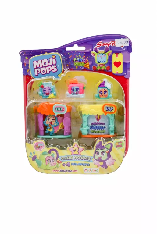 MOJI POPS CLUB ROOM 2 POKOJE KLUBOWE + 4 FIGURKI MAGICBOX