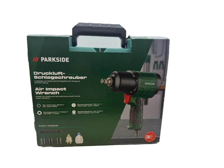 PNEUMATYCZNY KLUCZ UDAR PARKSIDE PDSS 850 A1 WALIZKA
