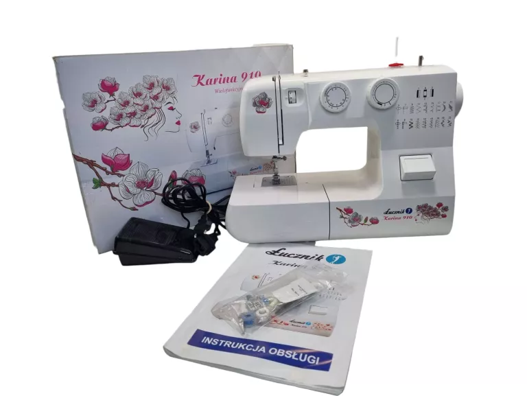 MASZYNA DO SZYCIA ŁUCZNIK KARINA 910 /KOMPLET