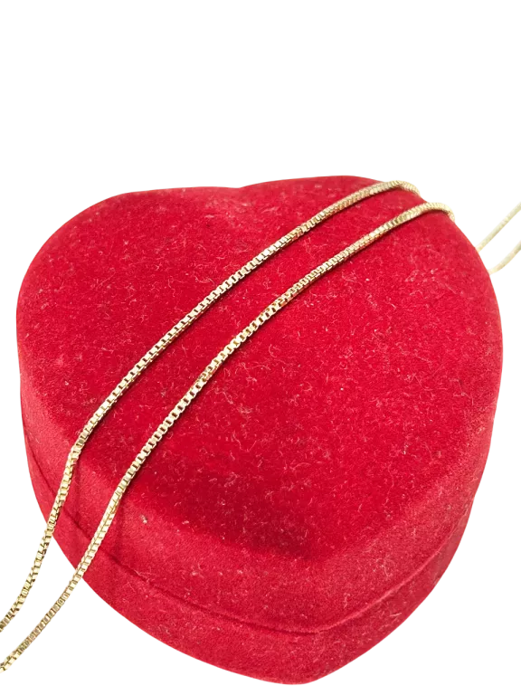 ŁAŃCUSZEK 585/3G/DŁ 50 CM
