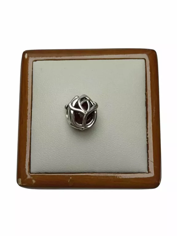 ŚLICZNY SREBRNY CHARMS RÓŻA (925, 3,43G)