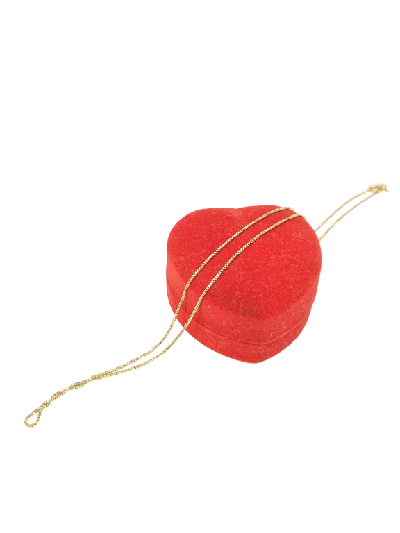 ŁAŃCUSZEK 585/3G/DŁ 50 CM