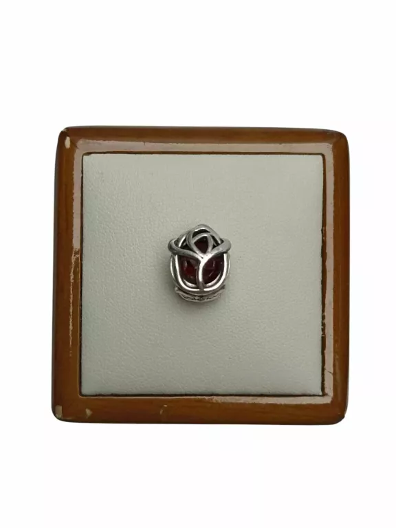 ŚLICZNY SREBRNY CHARMS RÓŻA (925, 3,43G)