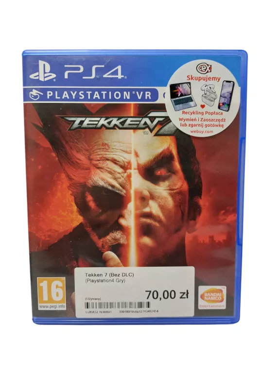 GRA NA PS4 TEKKEN 7