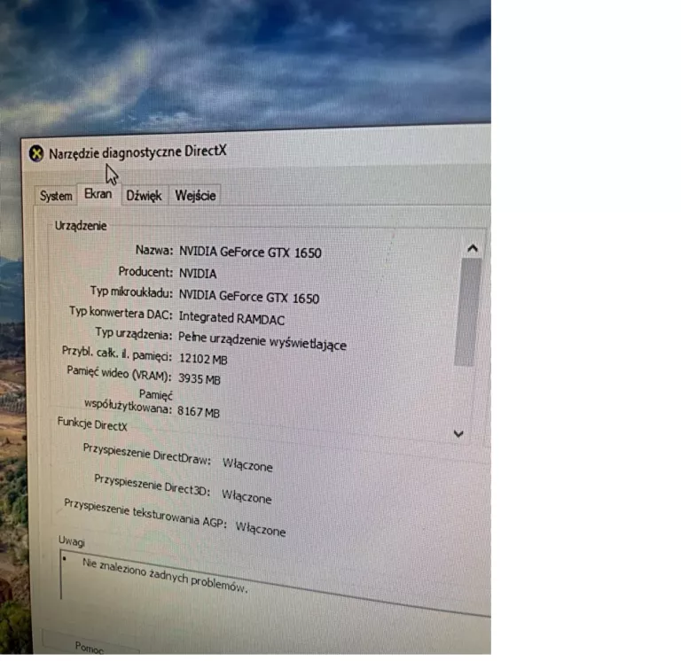 KOMPUTER STACJONARNY I7 2GEN 1650GTX 16GB RAM 512 SSD WIN10 PRO 64BIT