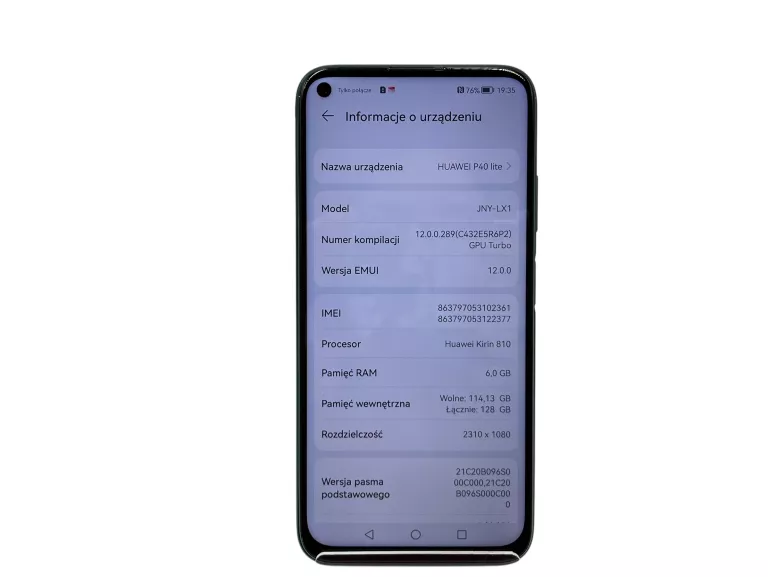 SMARTFON HUAWEI P40 LITE 6 GB / 128 GB