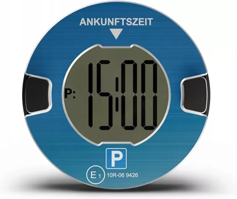 ELEKTRYCZNY ZEGAR PARKINGOWY OOONO ANKUNFTSZEIT TARCZA PARKINGOWA