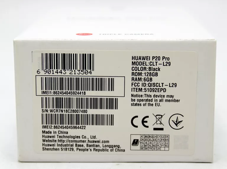 TELEFON HUAWEI P20 PRO - 6/128GB