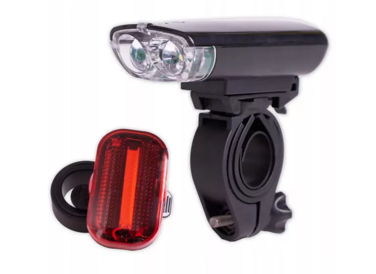 ZESTAW TOP LINE LAMP USB BRIGHT MAX 2+18 LED DO ROWERU