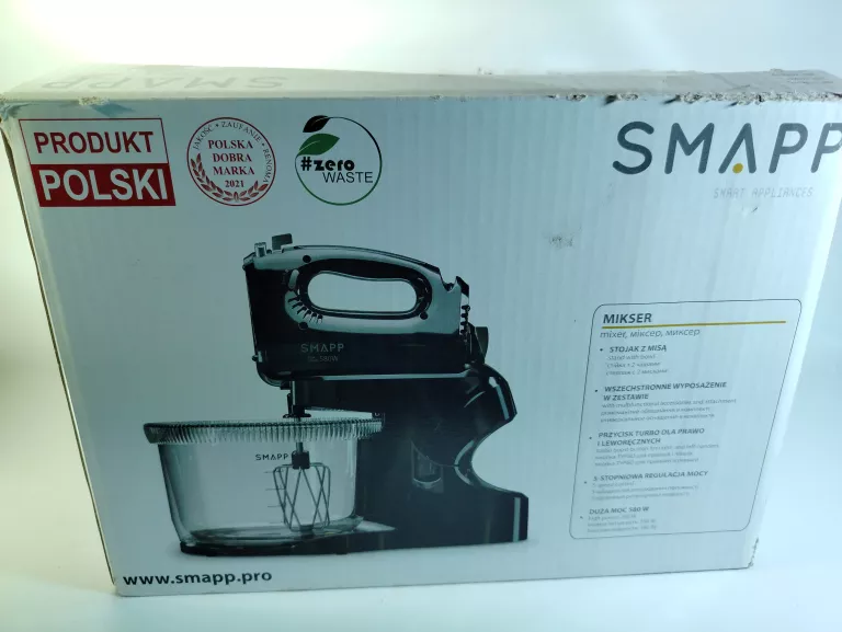 POLSKI MIKSER Z MISĄ OBROTOWĄ SMAPP 451.6 580 W