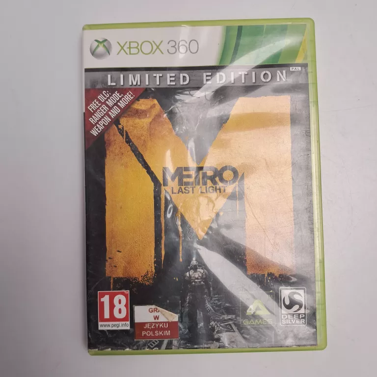 XBOX 360 METRO LAST LIGHT
