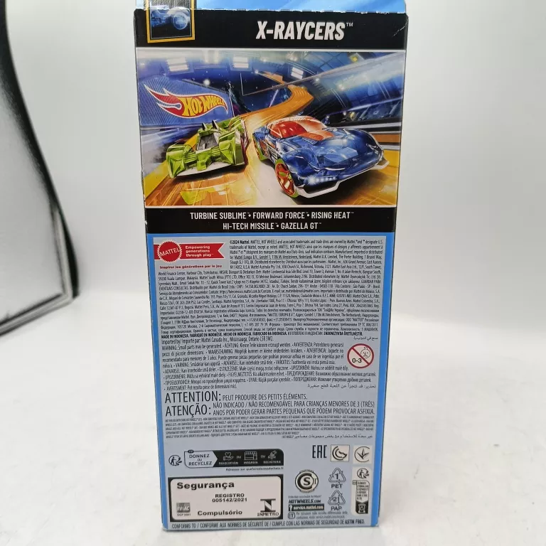 ZESTAW 5 RESORAKÓW HOT WHEELS X-RAYCERS