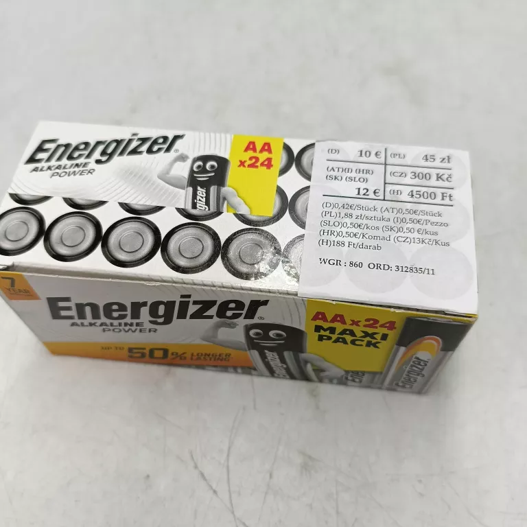 BATERIE ENERGIZER ALKALINE MAXI PACK 24 SZT X AA