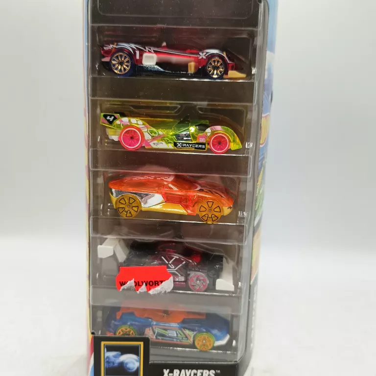 ZESTAW 5 RESORAKÓW HOT WHEELS X-RAYCERS