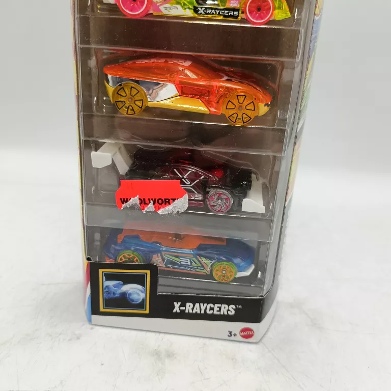 ZESTAW 5 RESORAKÓW HOT WHEELS X-RAYCERS