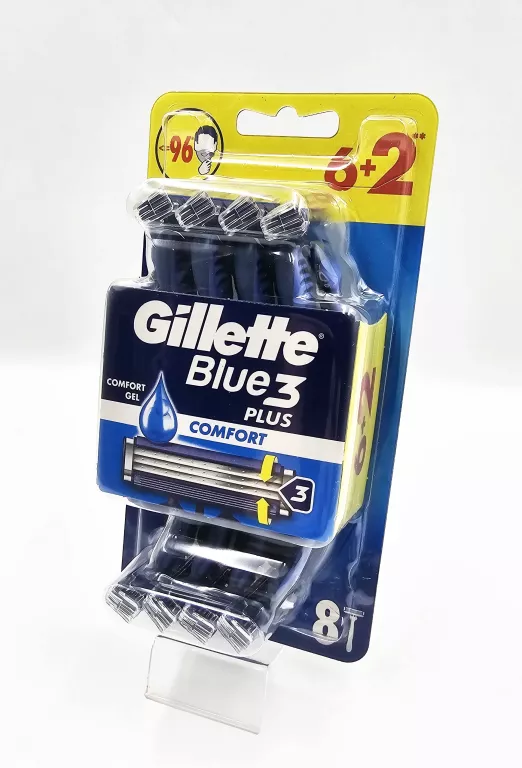 MASZYNKI GILLETTE BLUE 3 PLUS COMFORT / 8 SZTUK