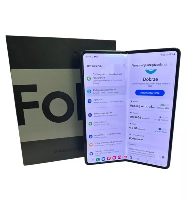 TELEFON SAMSUNG GALAXY Z FOLD 3 5G ZESTAW