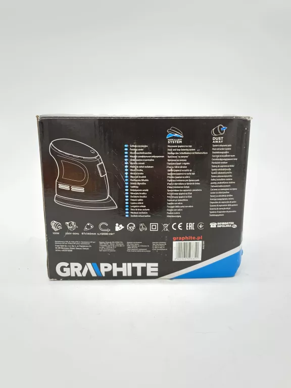 SZLIFIERKA OSCYLACYJNA GRAPHITE 59G335 105W