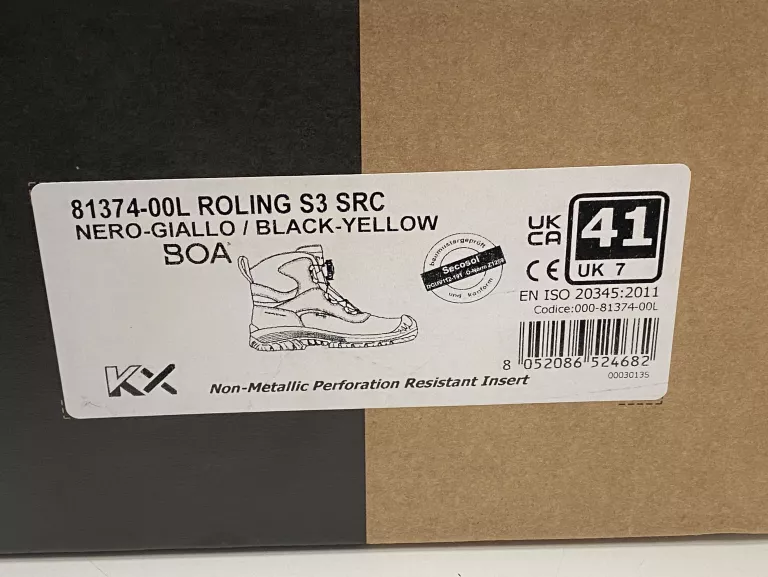 BUTY ROBOCZE SIXTON ROLING S3 SRC BOA ROZMIAR 41 STAN BDB!