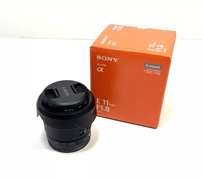 OBIEKTYW SONY E 11 MM F1.8 APS-C | SEL11F18
