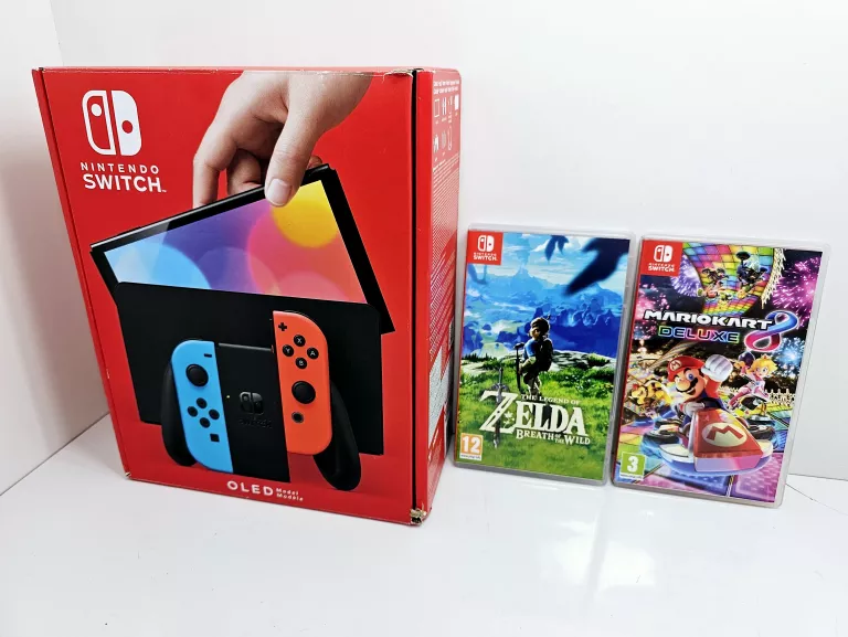 KONSOLA KONSOLA NINTENDO SWITCH OLED NEON RED/BLUE