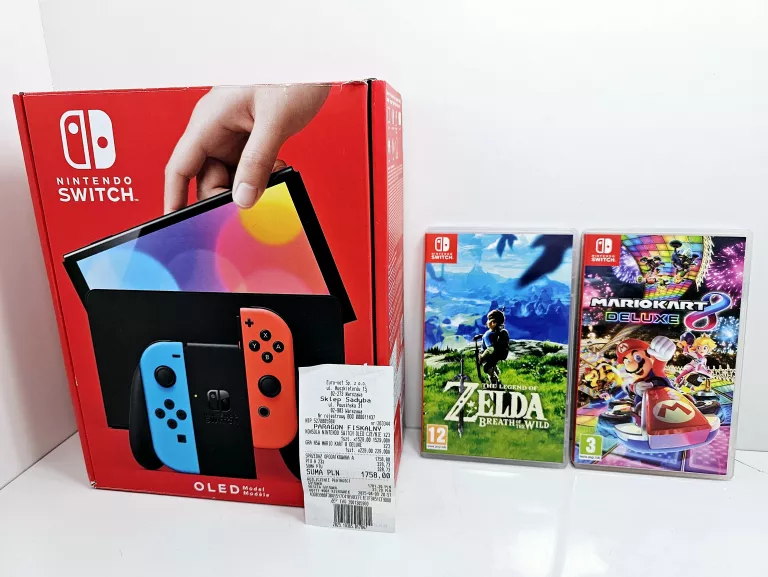 KONSOLA KONSOLA NINTENDO SWITCH OLED NEON RED/BLUE